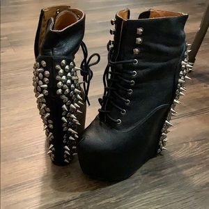 Jeffery Campbell wedge bootie